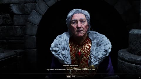 Oblivion remastered: Still in a cave before talking to the old man again.