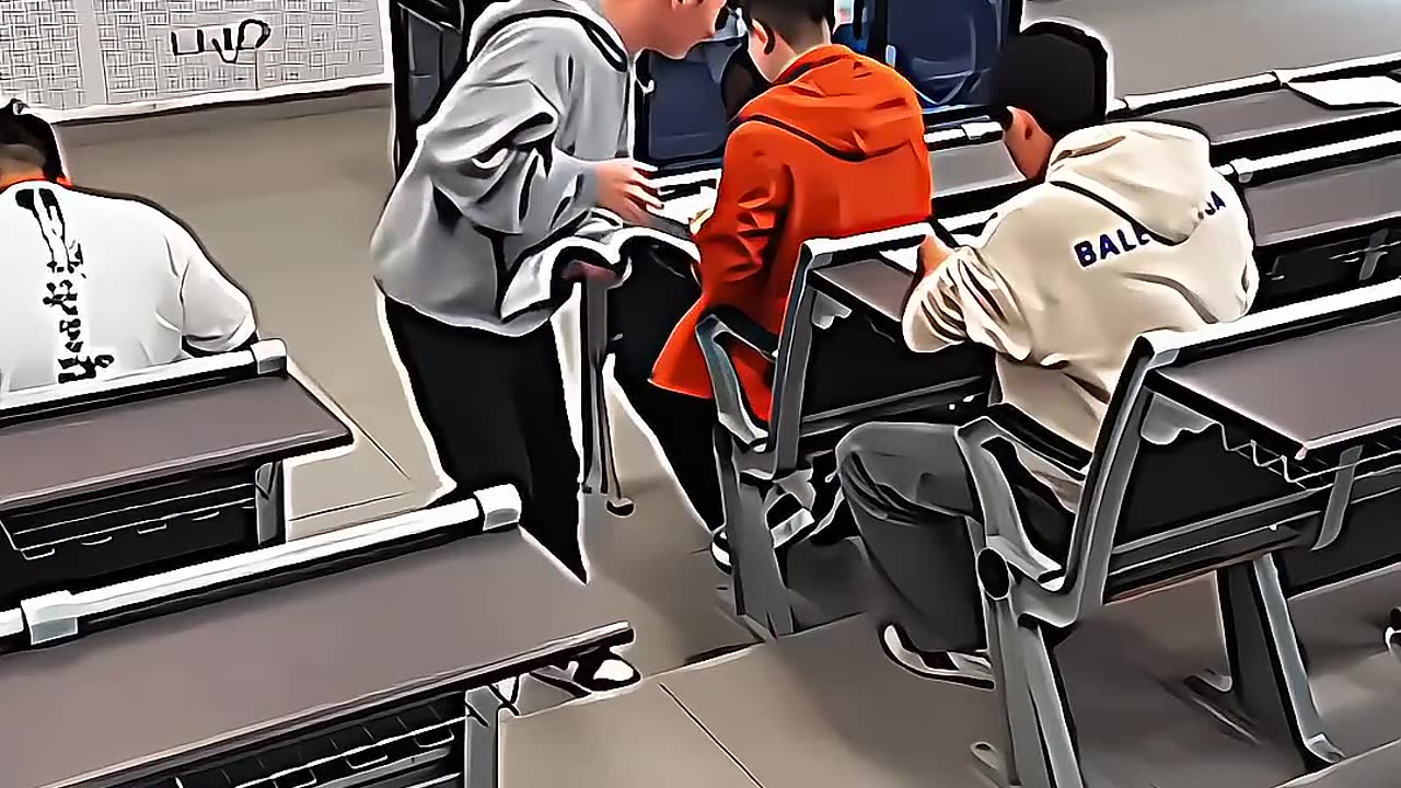 Moments before disaster