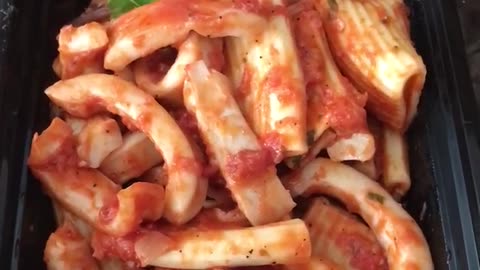 Calamari Over Pasta From Palermo, New York City