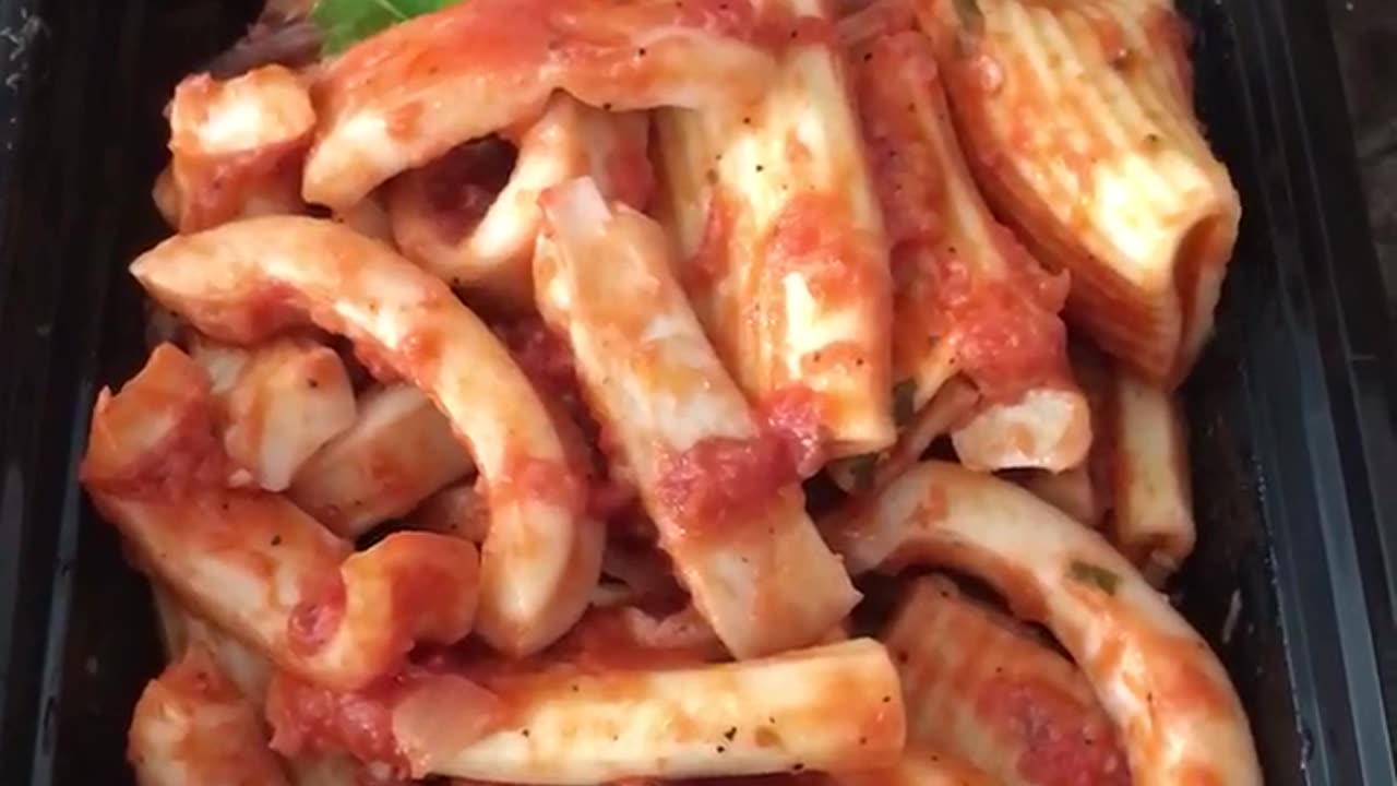 Calamari Over Pasta From Palermo, New York City