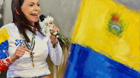 Maria Corina Nobel Escape - OpenSea Rarible NFT Joropo Rock Music Song