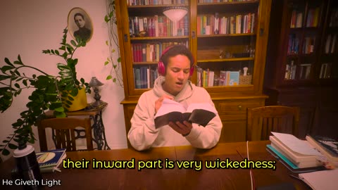 Psalm 5 (KJV) A Morning Prayer for Guidance | Audio Bible Reading with Subtitles | Daily Bible Study