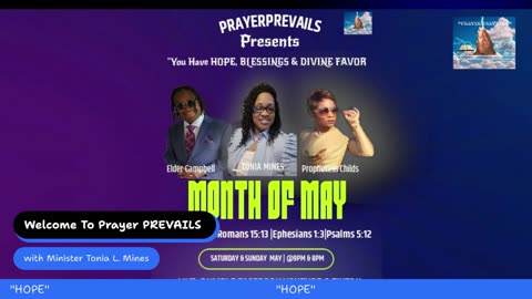 You have" HOPE, BLESSINGS and DIVINE FAVOR"