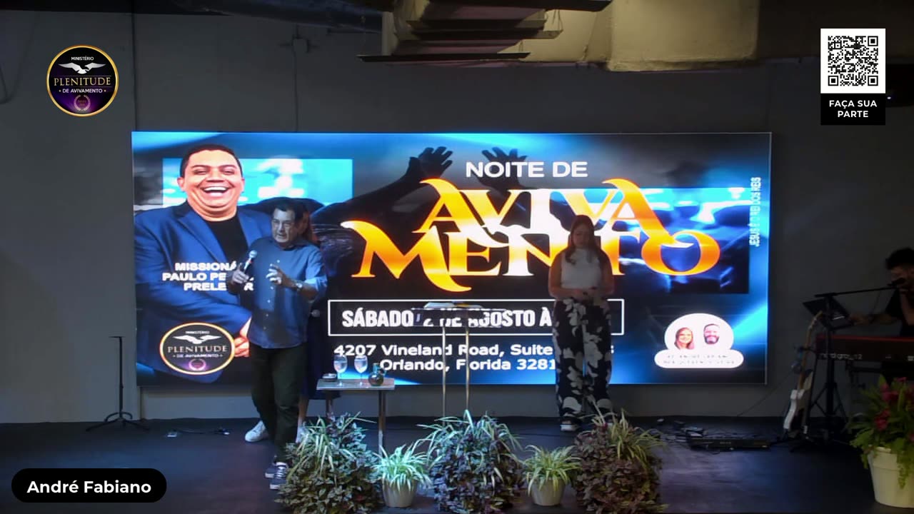 NOITE DE AVIVAMENTO EM ORLANDO COM PAULO PEDROSO!!!