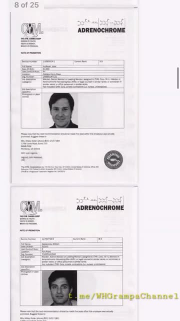 💥💥💥 Adrenochrome Harvesting Sites and The CYM Caring Corp. (Read Description for Full Details) 💥💥💥