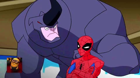 The Spectacular Spider-Man - Spider-Man & Rhino Team Up (S2E8) _ Movieclips