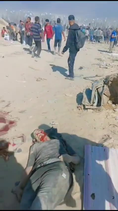 Gazans kill each other over food air dropped by Israel