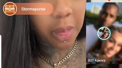 IAMSTORM LIVE WITH G2T IN HER BOX GOING IN ON EVERYBODY