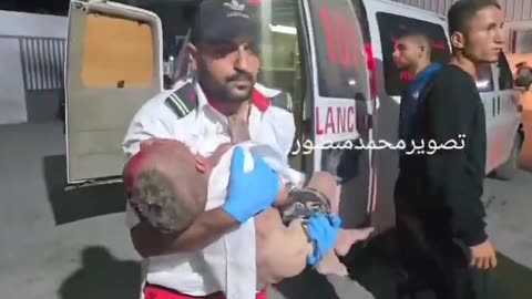 Multiple Palestinian children were injured