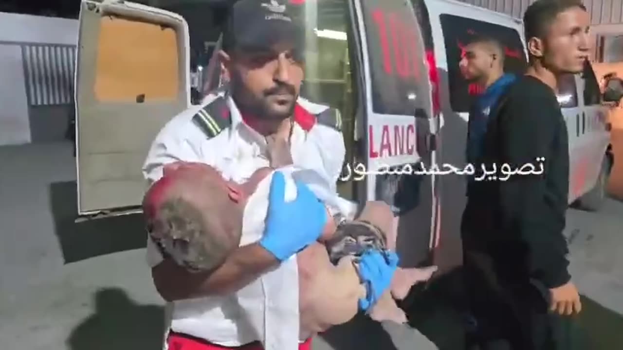 Multiple Palestinian children were injured