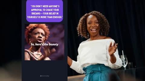 Self belief is more than enough -Lisa nichols