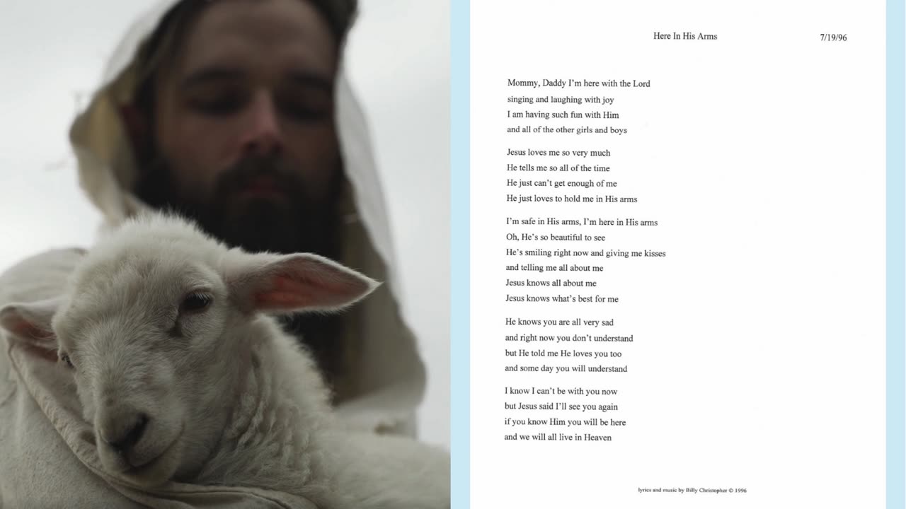 Here In His Arms, Lyrics from the Songs Of Passing Album