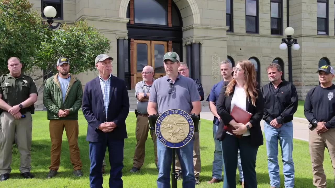 Gianforte and Knudsen on Anaconda Owl Bar - 4AUG25