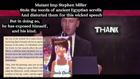 Who or what is this mutant imp that calls itself Stephen miller?