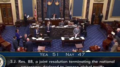 The Senate just voted to strip Donald Trump of his power to impose tariffs.
