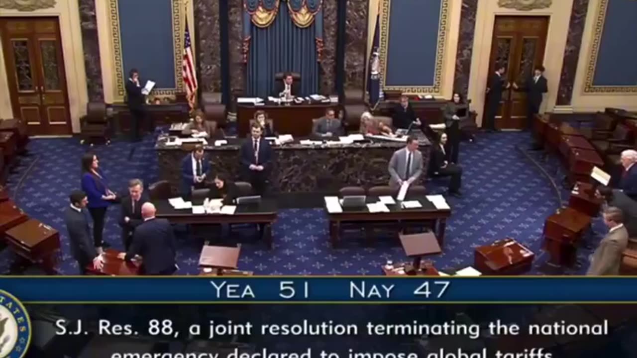 The Senate just voted to strip Donald Trump of his power to impose tariffs.