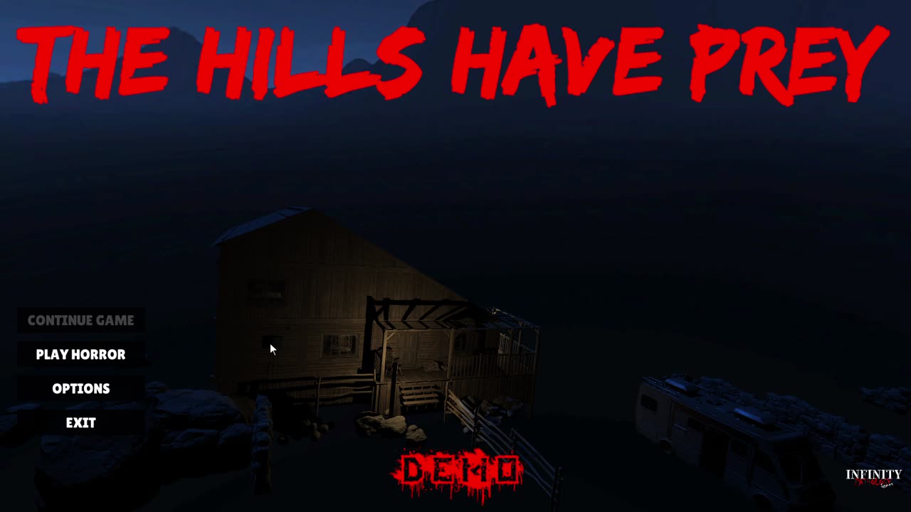The Hills Have Prey 0.2 - gameplay Unity FPS Horror movie Physics