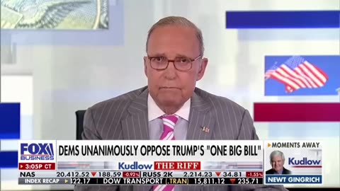 Trump's first six months have been "one, big, beautiful bill," according to Larry Kudlow.