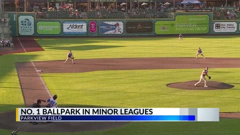 September 9, 2025 - Fort Wayne's Parkview Field Named #1 Minor League Ballpark