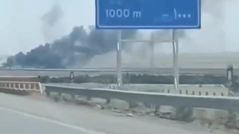 The Air Force attacked a missile launcher near the Qom-Tehran highway