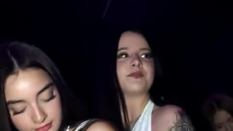 Sexy hot girl in culb dance