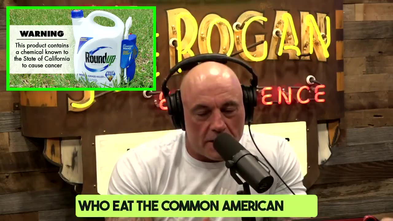 ROGAN: Guest is horrified to find out that 80% of Americans have Roundup in their urine.