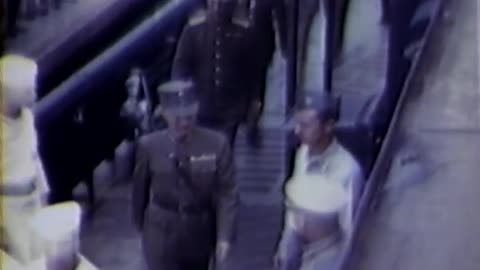 Japanese PEACE ENV... - Japanese PEACE ENVOYS ARRIVING AT MANILA, P.I. AND ALLIED PE - 428-npc-12979