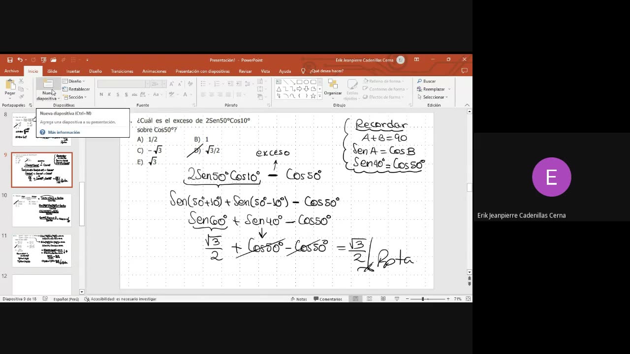 PAMER SEMESTRAL 2023 | Semana 13 | Trigonometría: Transformaciones Trigonométricas