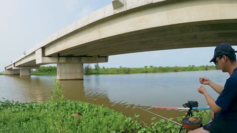 Salmon Spin Fishing in River Spawning Zones
