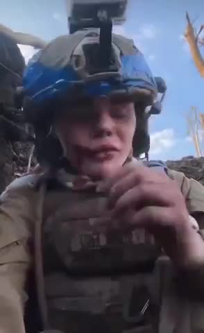 Jew dictator Zelensky puts White Ukrainian women on the front lines to die in this evil Jew war