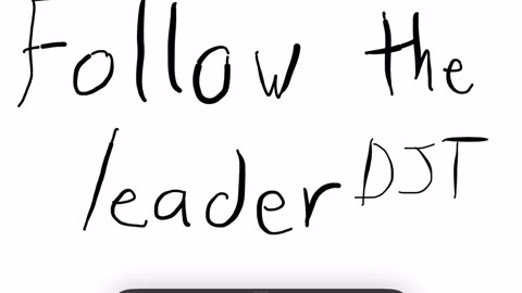 Follow the leader