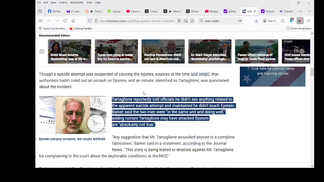 Jeffrey Epstein feared cellmate4 bodies found at property linked to retired NY police