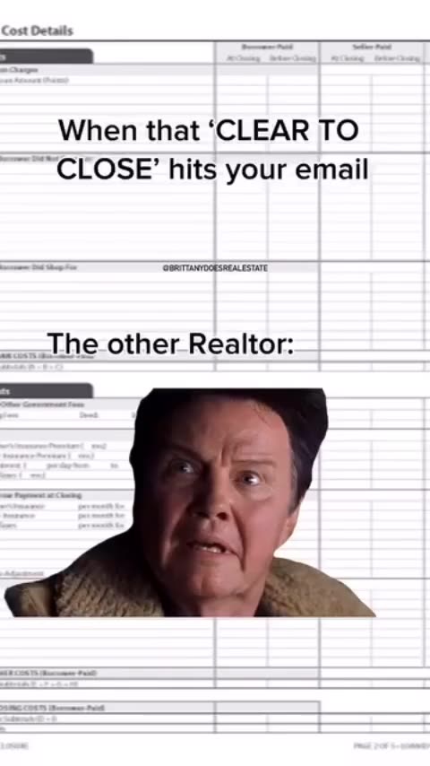 Everyone’s Reaction to CLEAR TO CLOSE Is Hilarious!