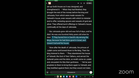 Jul 29th, Day 210 - LIVE - Reading The One Year Bible Together