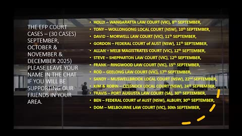 September 8: EFP Exposing the Corruption The Property Seminar