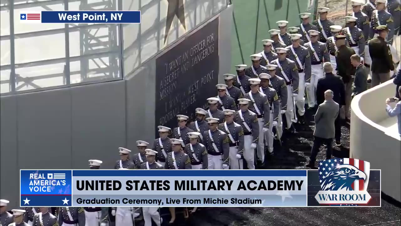 United States Military Academy Class Of 2025 Makes Graduation Ceremony Entrance