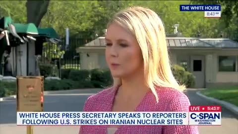 Karoline Leavitt: "I can assure you the administration is actively and closely monitoring the situation in the Strait of Hormuz, and the Iranian regime would be foolish to make that decision."