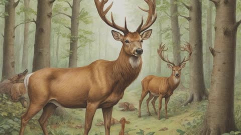 Le Cerf et la Vigne ✨ Histoires pour s'endormir - Conte de fée - Livres courts racontés