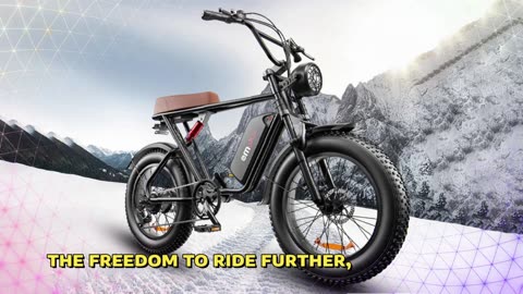 emoko C91 Electric Bike 1000W Motor 48V 20AH Battery 20*4.0 Fat Tires Electric Bike