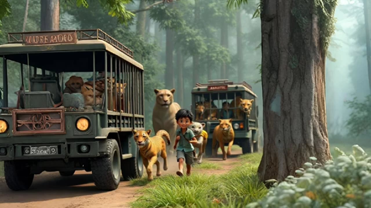 Kids in jungle-اطفال فیالغابۃ