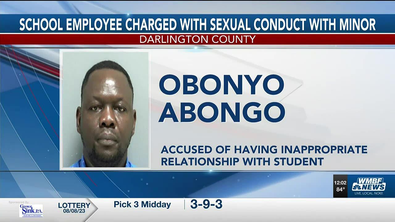 School black employee charged with criminal sexual conduct with minor