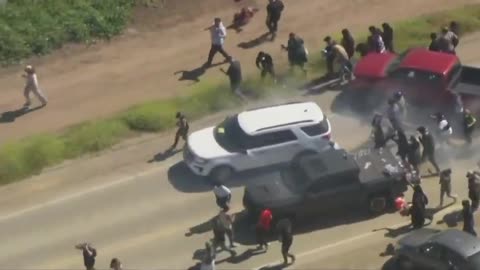 Anti-ICE Riots Erupt In Camarillo, California