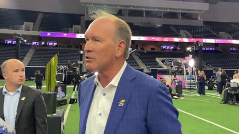 At Big 12 Media Days, Lance Leipold gives an update on Bryce Foster, KU.