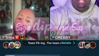 DreBaby upset after Finesse pulls a him on him 9/22/25 #bigoclipandsip