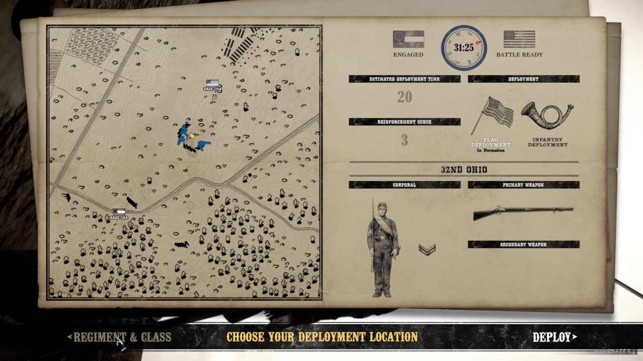 War of Rights: 6th NYV, ACC 25 -July-2025, Round 1.