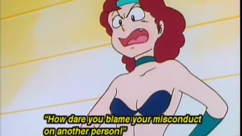 Urusei Yatsura Ep 31 spanking