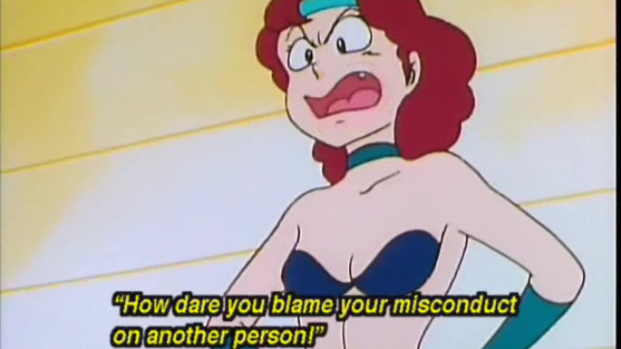 Urusei Yatsura Ep 31 spanking