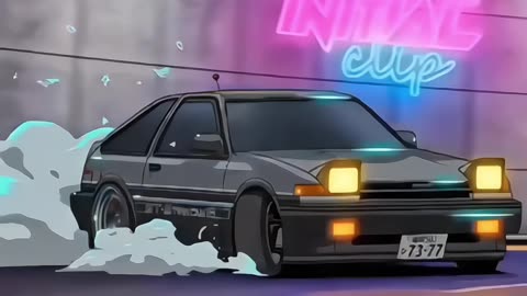 TOYOTA AE 86 ANIMATION
