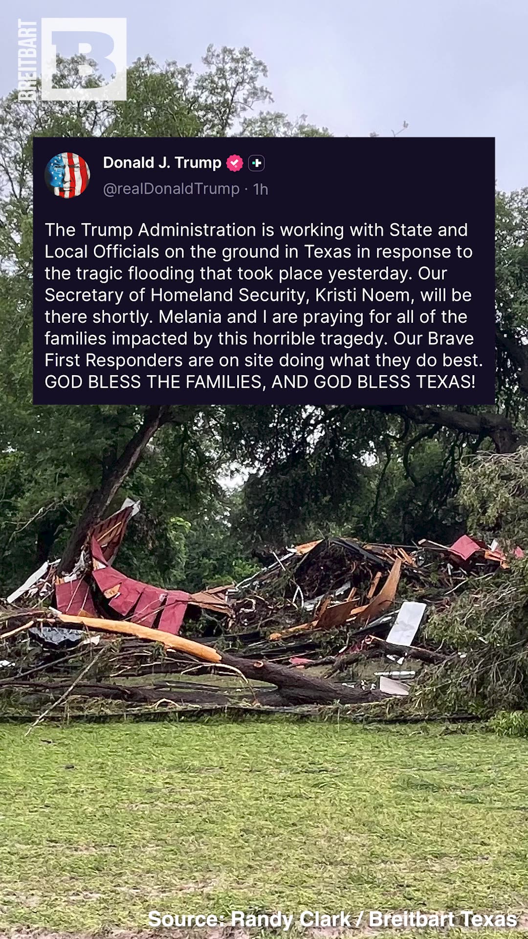 Trump Responds to Deadly Texas Flooding