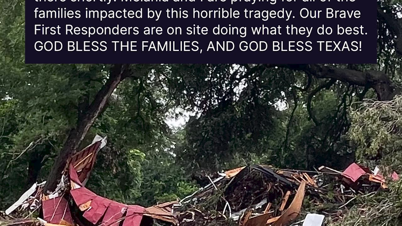 Trump Responds to Deadly Texas Flooding